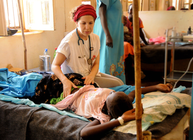 OBGYN Veronica Ades worked with MSF in Aweil, South Sudan, in 2012. Photo by Lisa Jones