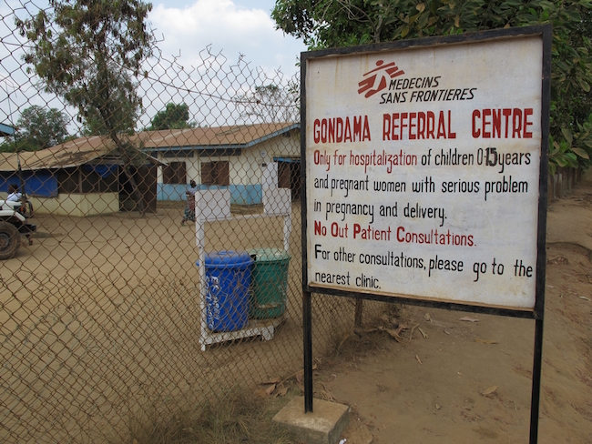 The Gondama Referral Center in Bo, Sierra Leone. Photo by Niklas Bergstrand/MSF